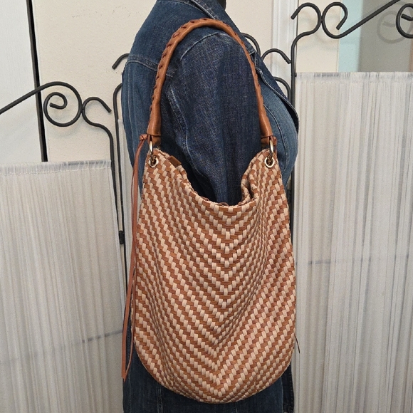 Christopher Kon Handbags - Christopher Kon Woven Leather Shoulder Bag/Crossbody!